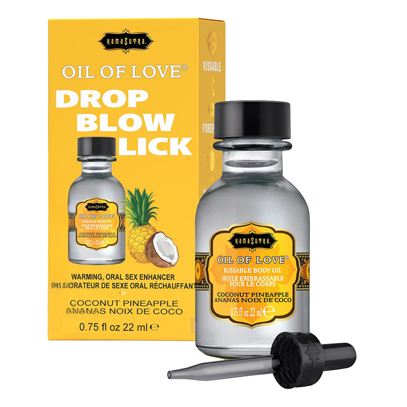 KAMASUTRA - OIL OF LOVE COCONUT PINEAPPLE .75 OZ.