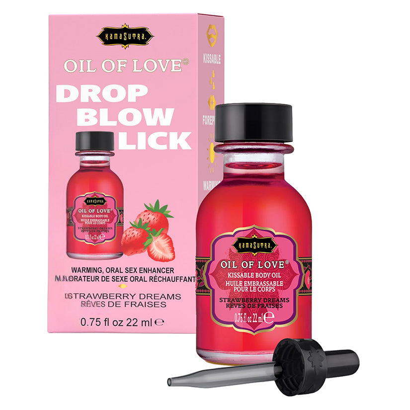 KAMASUTRA - OIL OF LOVE STRAWBERRY DREAMS .75 OZ.