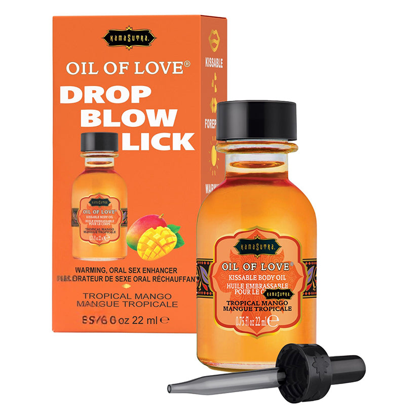 KAMASUTRA - OIL OF LOVE TROPICAL MANGO .75 OZ.