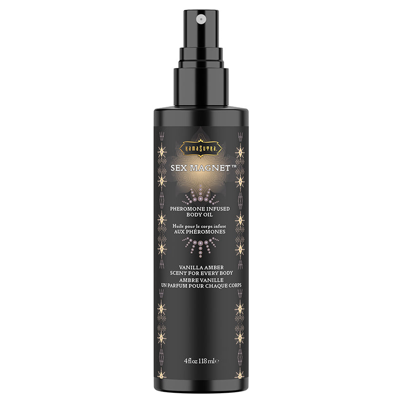 KAMA SUTRA - SEX MAGNET BODY OIL SPRAY VANILLA AMBER 4 OZ.