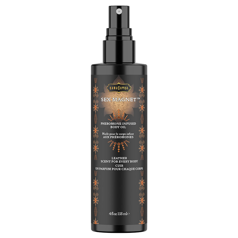 KAMASUTRA - SEX MAGNET BODY OIL SPRAY LEATHER 4 OZ.