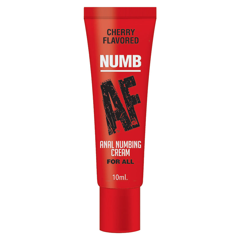 LITTLE GENIE - NUMB AF ANAL NUMBING CREAM CHERRY 10ML TUBE BULK