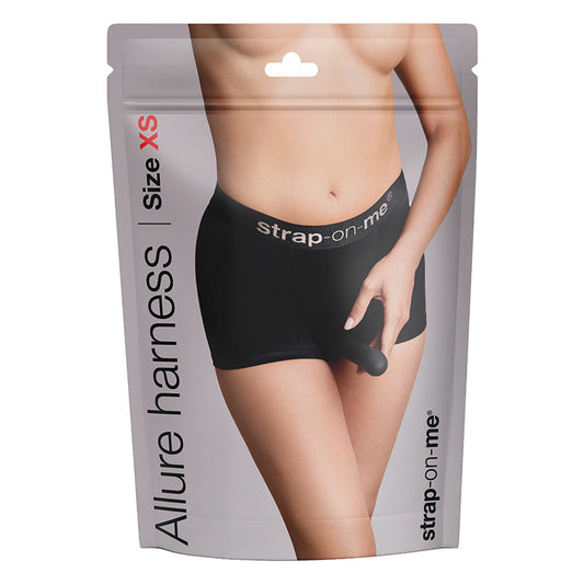 LOVELY PLANET - LINGERIE COM ARNÊS STRAP-ON-ME ALLURE PRETO XS