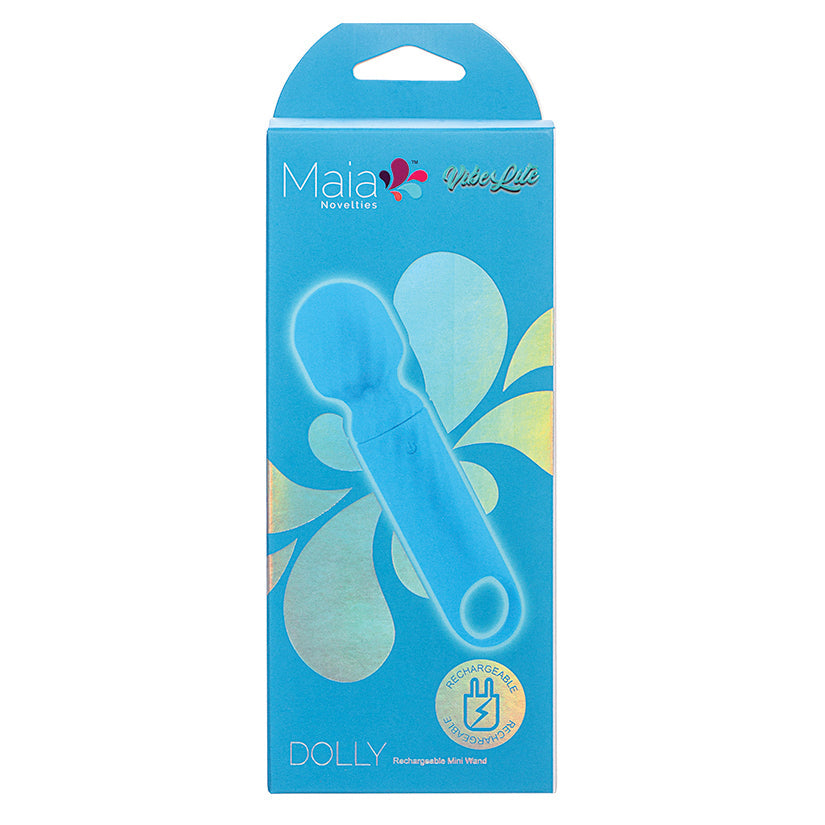 MAIA TOYS - MAIA VIBELITE DOLLY RECHARGEABLE SILICONE MINI WAND BLUE
