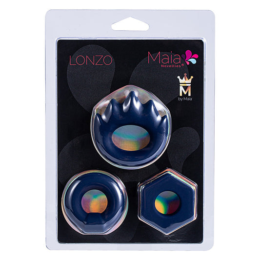 MAIA TOYS - MAIA LONZO LIQUID SILICONE C-RING SET 3-PIECE