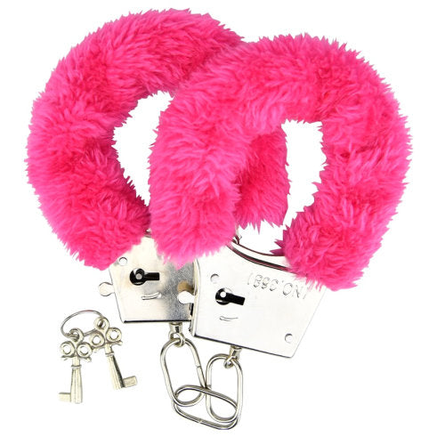 LOVING JOY FURRY HANDCUFFS PINK