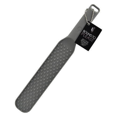 BOUND TO PLEASE - SILICONE SPANKING PADDLE GREY