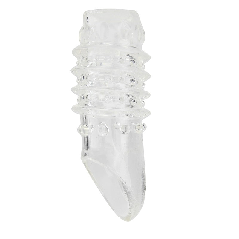REV - REV-SLEEVES TEXTURED PENIS SLEEVE WITH BALL LOOP
