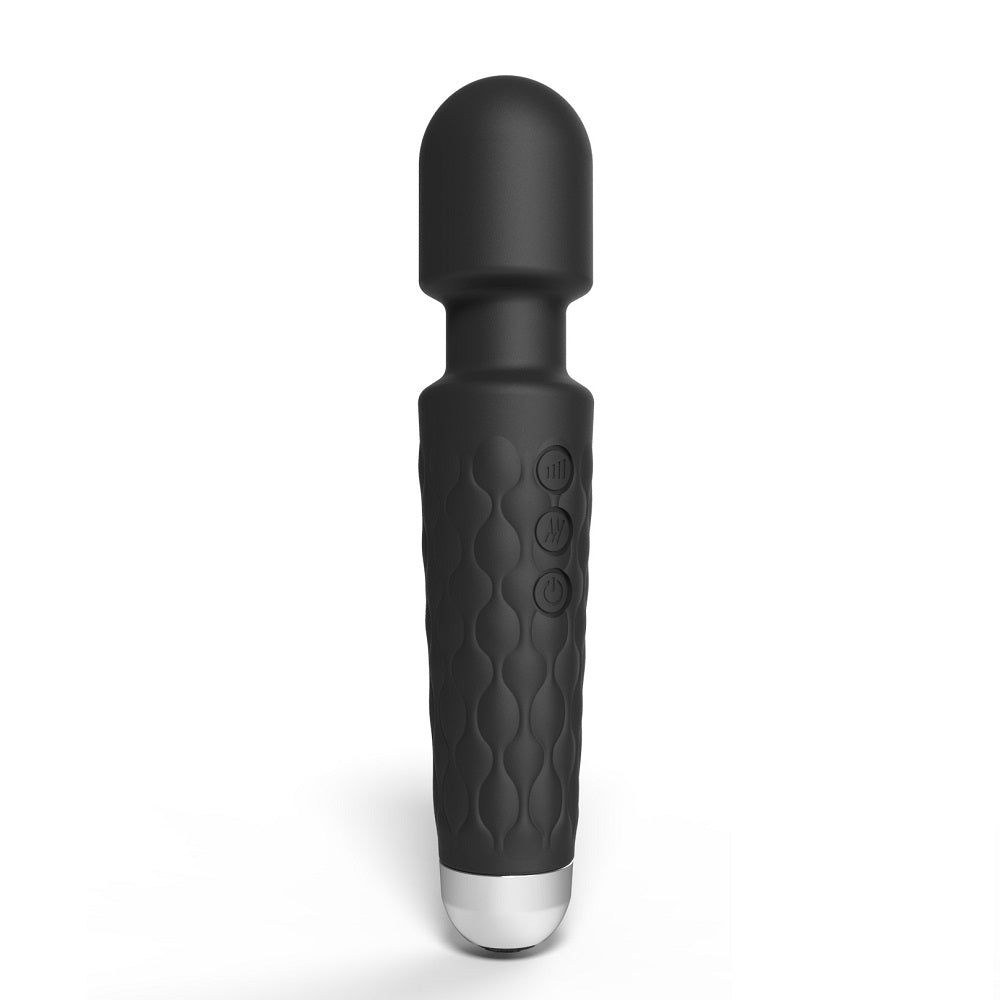 LOVING JOY - 20 FUNCTION WAND VIBRATOR BLACK