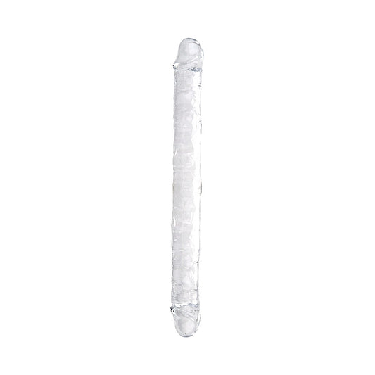 LOVING JOY - 18 INCH DOUBLE ENDED DILDO CLEAR