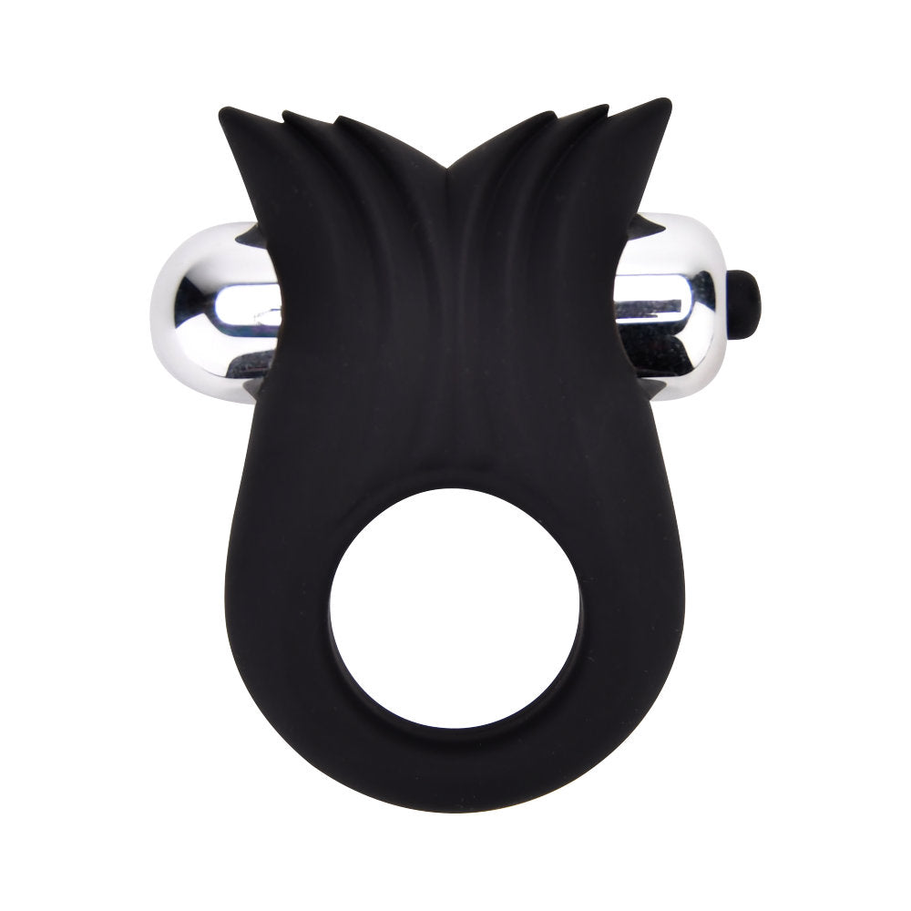 LOVING JOY - SILICONE VIBRATING TEXTURED COCK RING