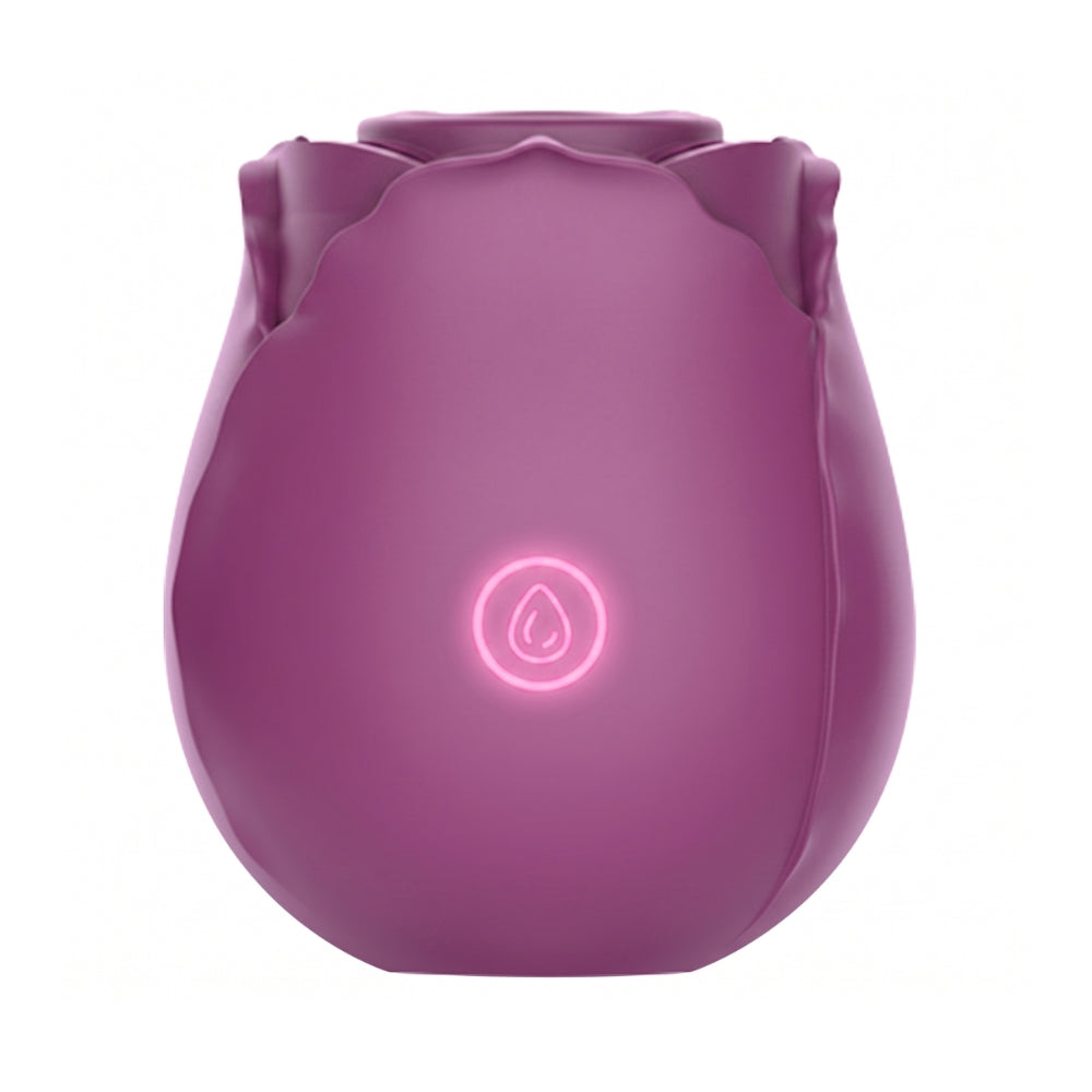 LOVING JOY - ROSE TOY CLITORAL SUCTION VIBRATOR PURPLE