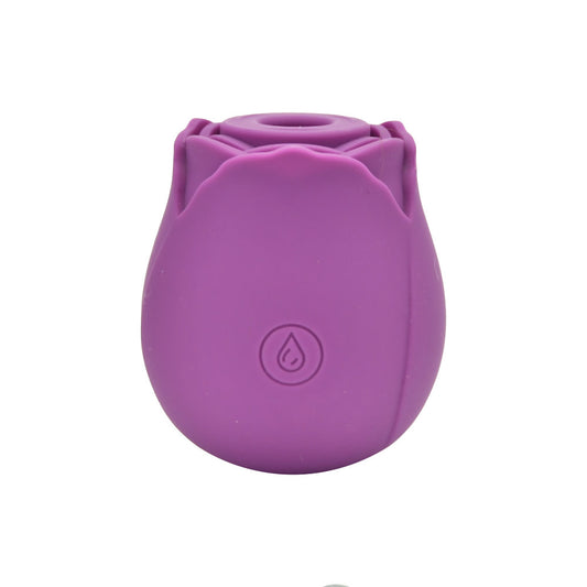 LOVING JOY - ROSE TOY CLITORAL SUCTION VIBRATOR PURPLE