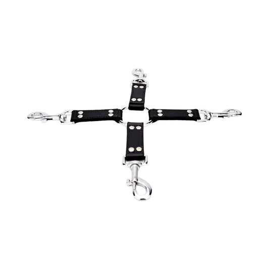 BOUND - LEATHER 4 WAY HOG TIE