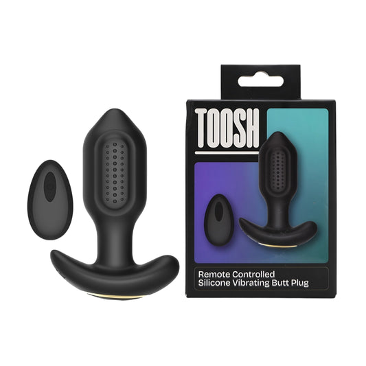 TOOSH - REMOTE CONTROLLED SILICONE VIBRATING BUTT PLUG