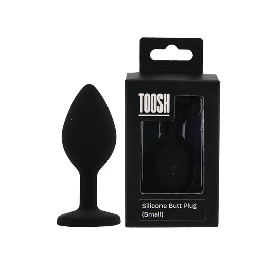 TOOSH - BLACK SILICONE BUTT PLUG SMALL