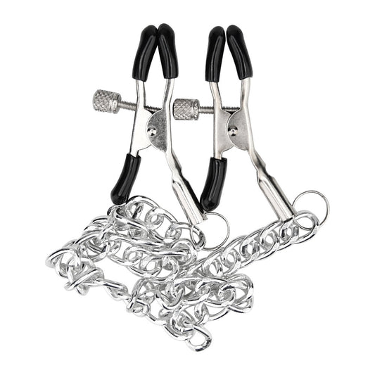 BOUND TO PLEASE - ADJUSTABLE NIPPLE CLAMPS & CHAIN
