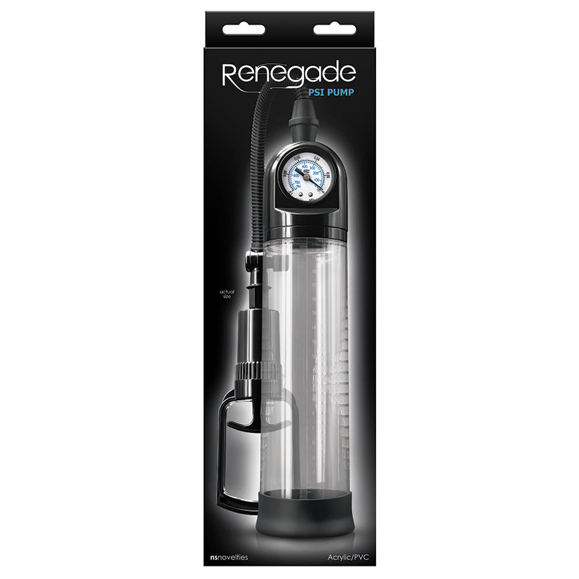 NS NOVELTIES - BOMBA DE VÁCUO RENEGADE PSI PRETA
