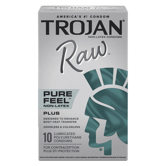 PARADISE MARKETING - TROJAN RAW CONDOMS 10-PACK