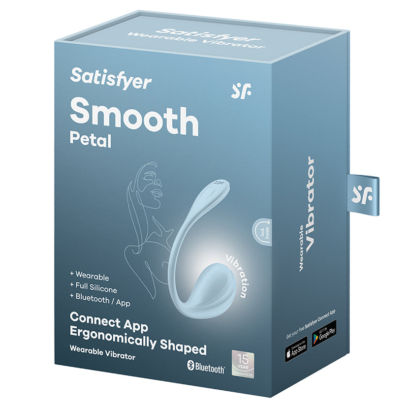 SATISFYER - SMOOTH PETAL LIGHT BLUE
