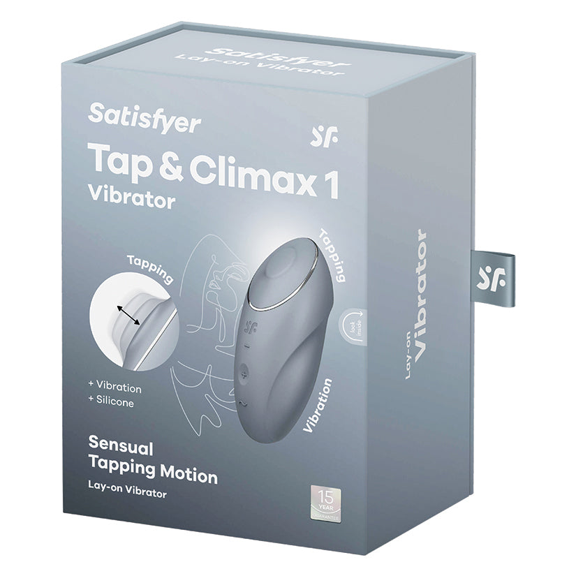SATISFYER - TAP AND CLIMAX 1 BLUE-GREY