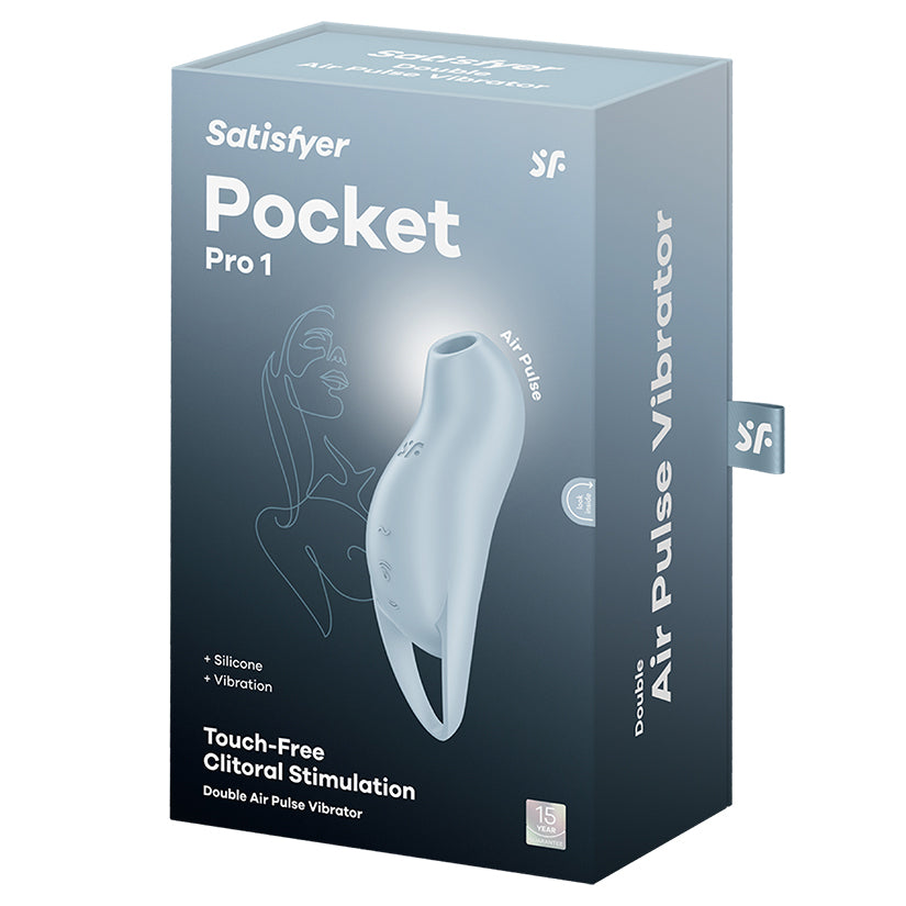 SATISFYER - POCKET PRO 1 AZUL