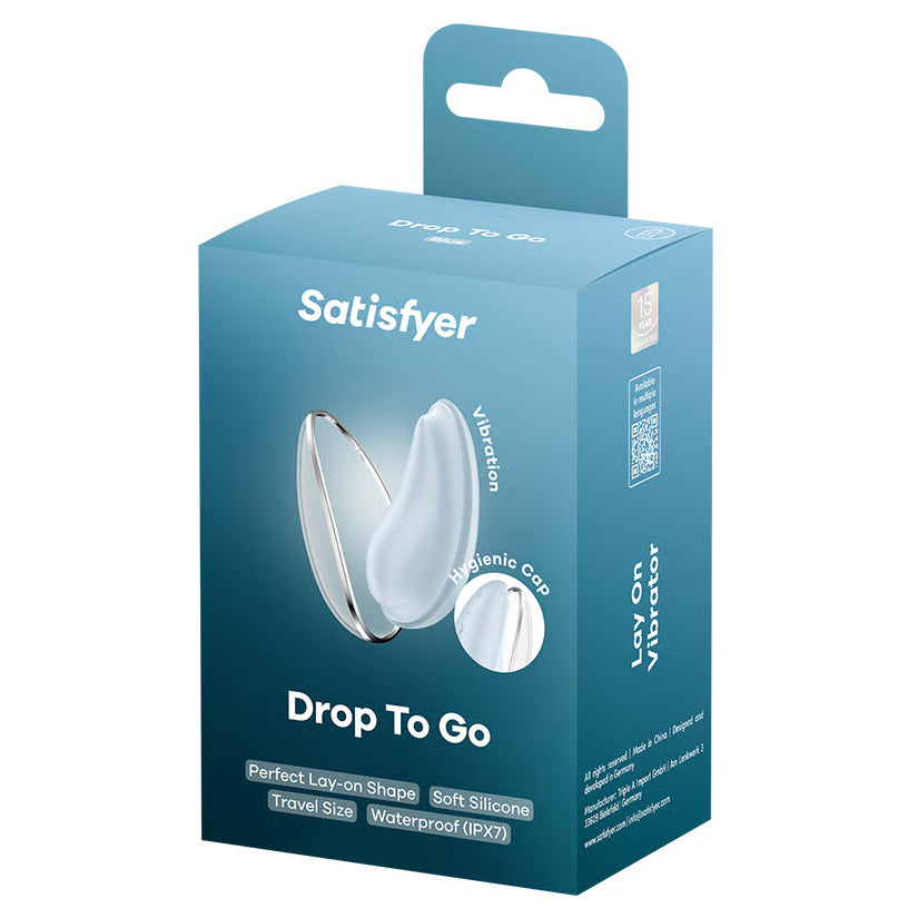 SATISFYER - DROP TO GO AZUL