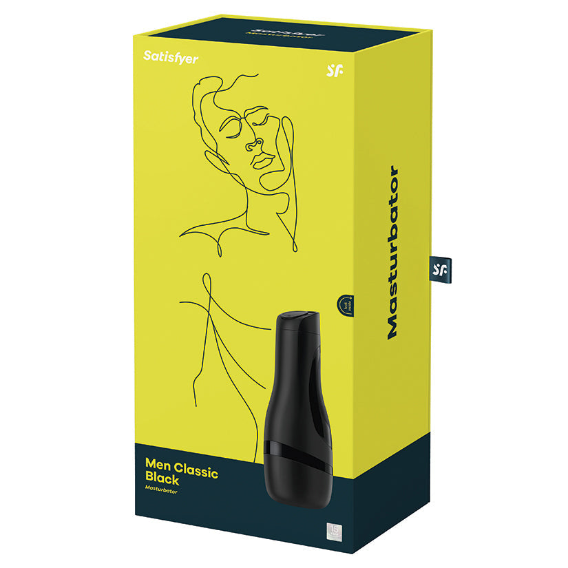 SATISFYER - MEN CLASSIC MASTURBATOR BLACK