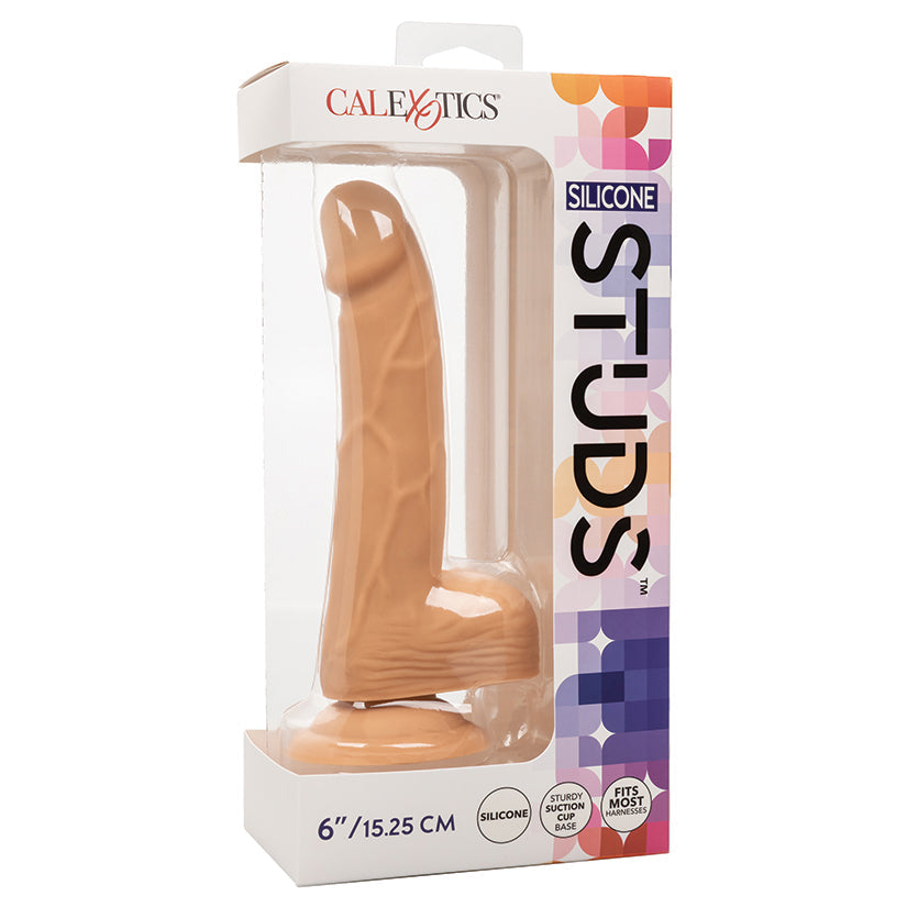 CALEXOTICS - SILICONE STUDS IVORY 6 IN.