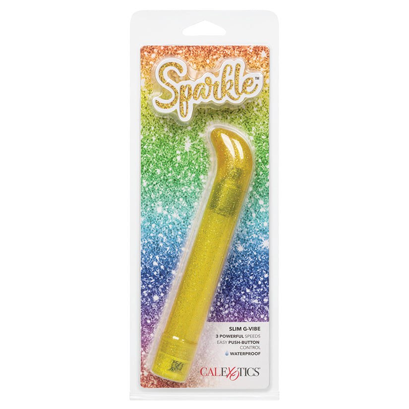 CALEXOTICS - SPARKLE SLIM G-VIBE YELLOW