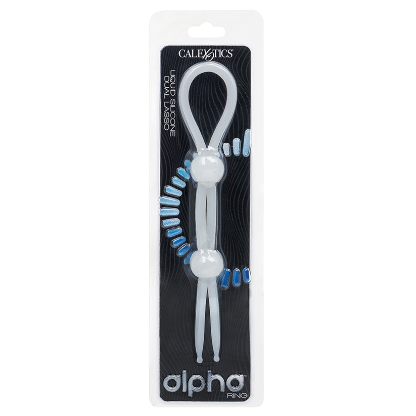 CAL EXOTICS - ALPHA LIQUID SILICONE DUAL LASSO NATURAL