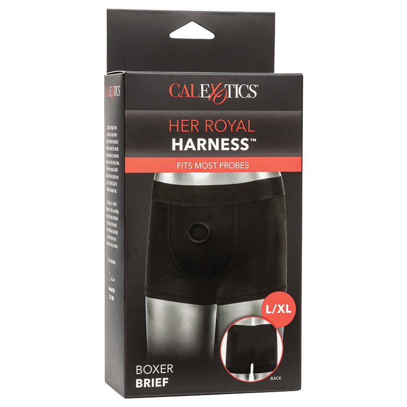 CALEXOTICS - HER ROYAL HARNESS BOXER BRIEF L/XL