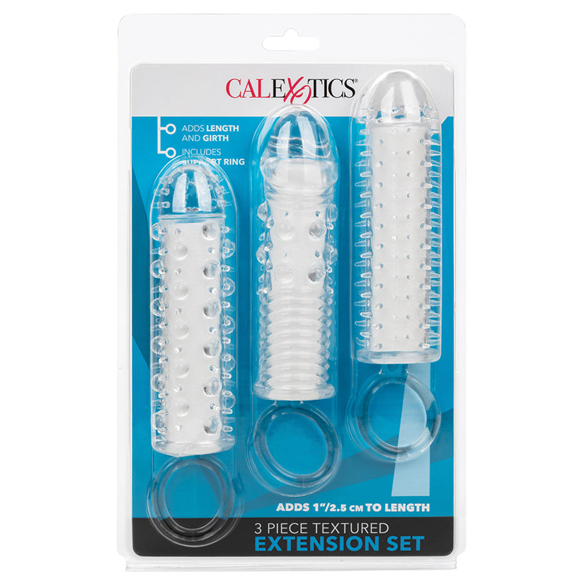 CALEXOTICS - 3-PIECE TEXTURED EXTENSION SET