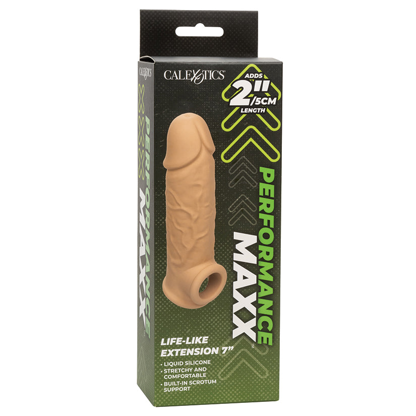 CALEXOTICS - PERFORMANCE MAXX LIFE LIKE EXTENSION 7 IN. IVORY