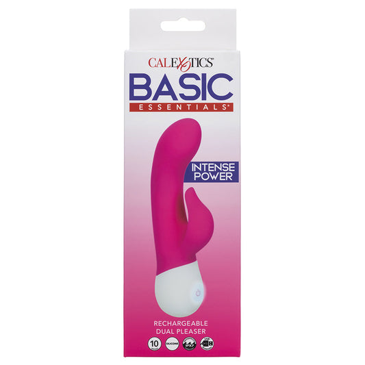 CAL EXOTICS - BASIC ESSENTIALS RECHARGEABLE DUAL PLEASER