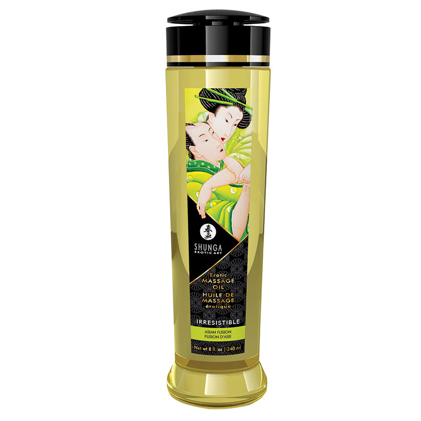 SHUNGA - EROTIC MASSAGE OIL IRRESISTIBLE ASIAN FRUITS 8.5 OZ.
