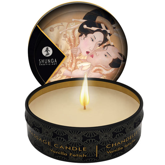 SHUNGA - VELA DE MASSAGEM MINI VANILLA FETISH 1 OZ.