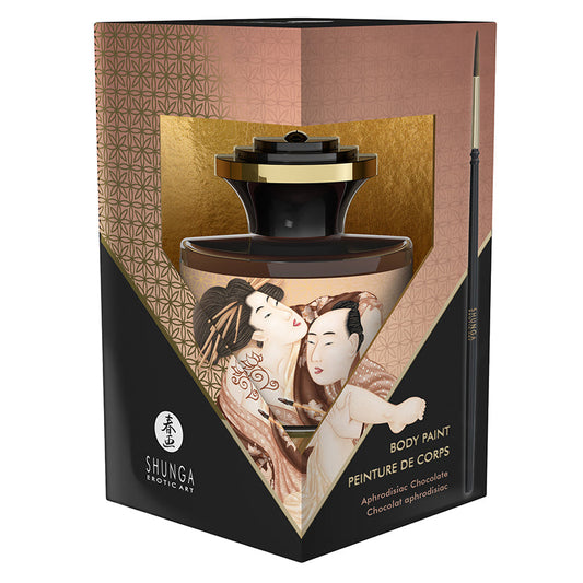 SHUNGA - BODY PAINT APHRODISIAC CHOCOLATE 1.7 OZ.