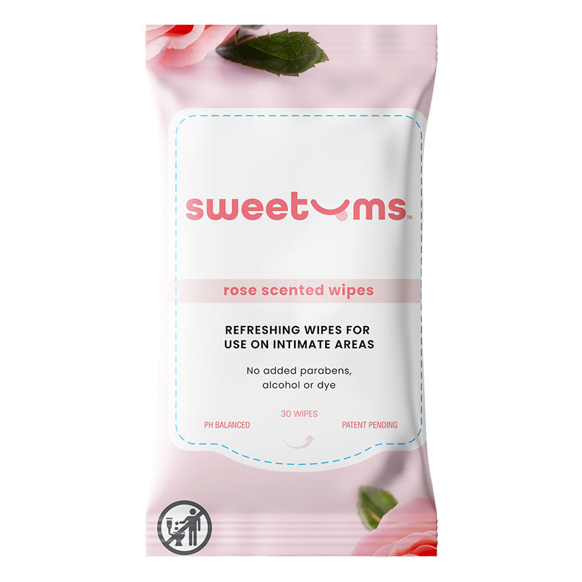 SWEETUMS - SCENTED WIPES ROSE