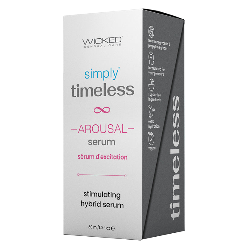 WICKED - SIMPLY TIMELESS AROUSAL STIMULATING HYBRID SERUM 1 OZ.