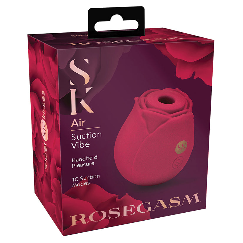 XGEN - SECRET KISSES ROSEGASM AIR SUCTION VIBE