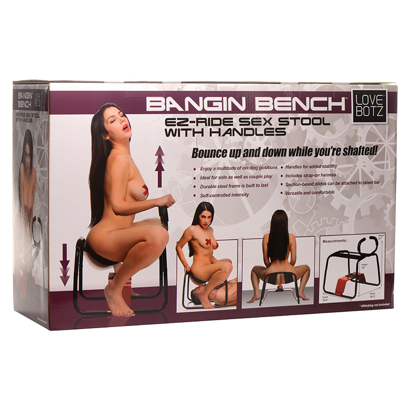 XR BRANDS - BANGIN BENCH EZ-RIDE SEX STOOL WITH HANDLES
