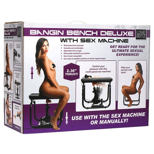 XR BRANDS - DELUXE BANGIN' BENCH WITH SEX MACHINE [DROP SHIP ONLY]