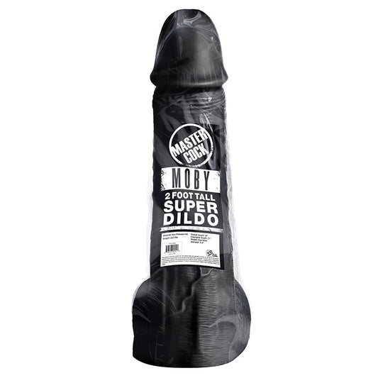 XR BRANDS - MOBY 2 FT. TALL SUPER DILDO BLACK