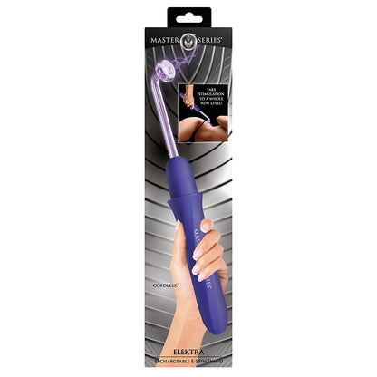 XR BRANDS - MASTER SERIES ELEKTRA RECHARGEABLE E STIM WAND