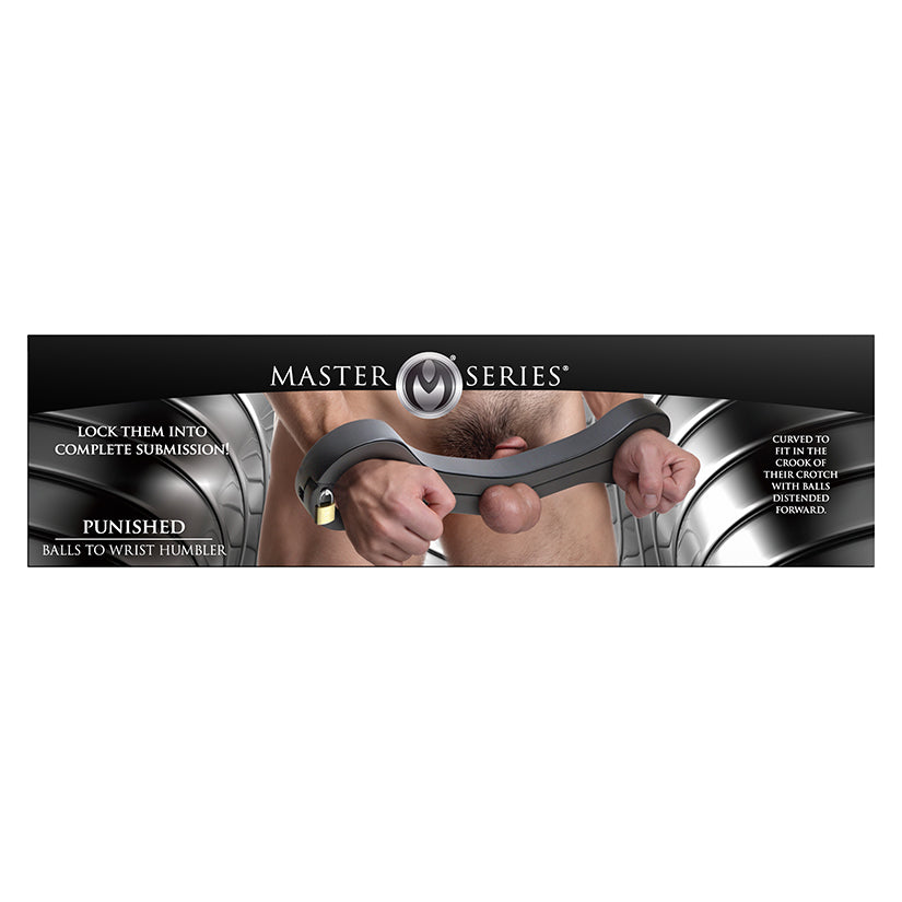 XR BRANDS - MASTER SERIES PUNISHED BALLS TO WRIST HUMBLER