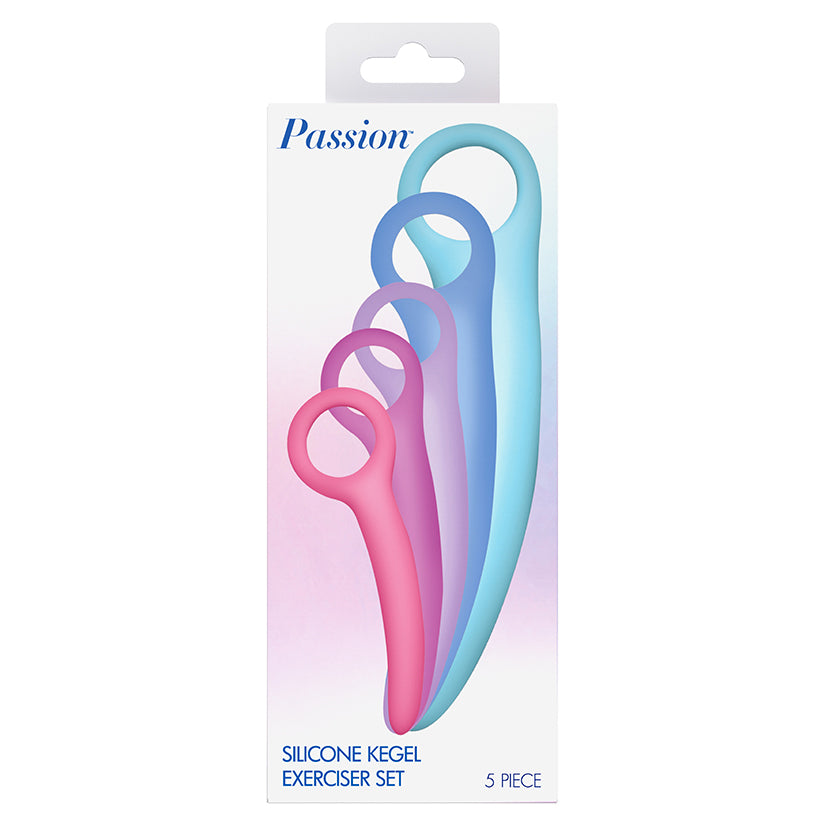 XR BRANDS - CONJUNTO DE EXERCITADORES PÉLVICOS DE SILICONE PASSION