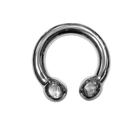 ROUGE GARMENTS - ROUGE STAINLESS STEEL HORSESHOE COCK RING (50MM)
