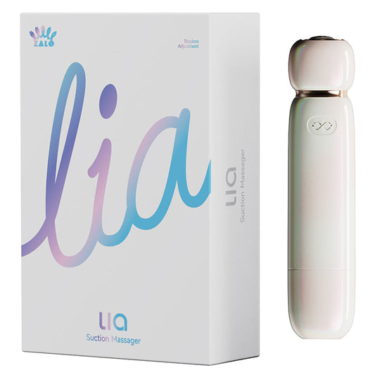 ZALO - MASSAGIADOR DE SUCÇÃO LIA BRANCO FLORAL