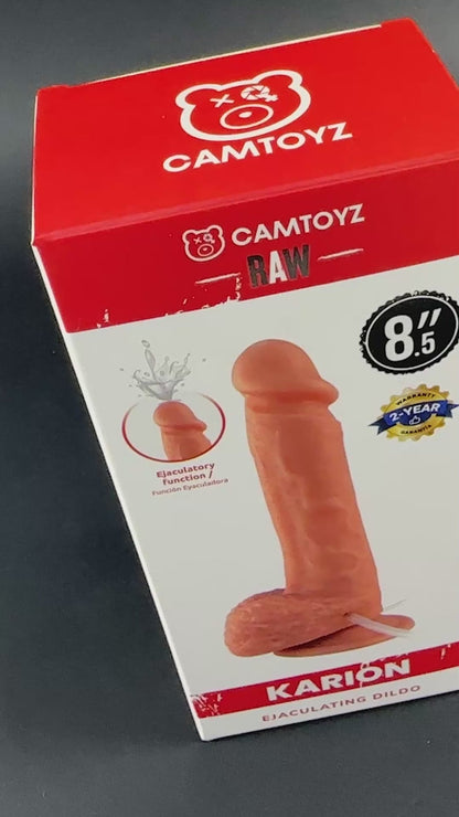 CAMTOYZ - DILDO EJACULADOR REALISTA KARION